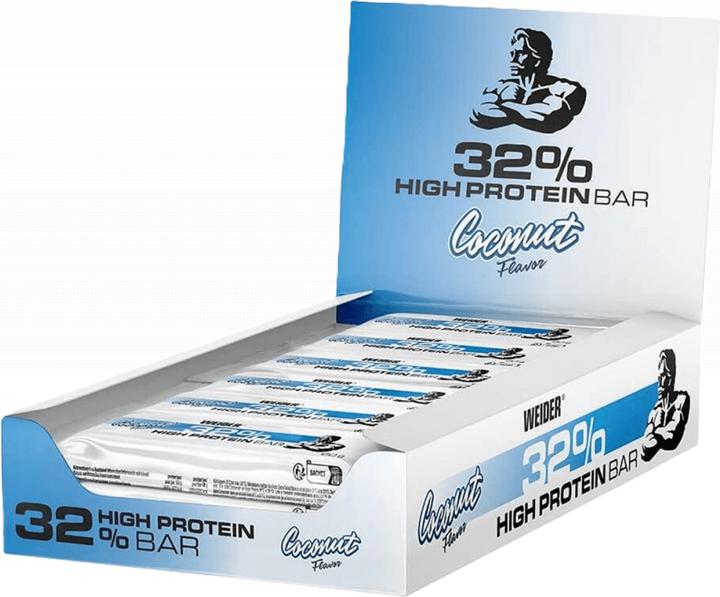 Produktbild Weider 32% Protein Bar (Kokosnuss, 720 g)
