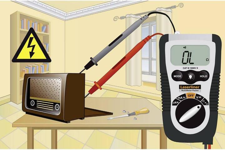 Produktbild Laserliner MultiMeter-Pocket Hand-Multimeter
