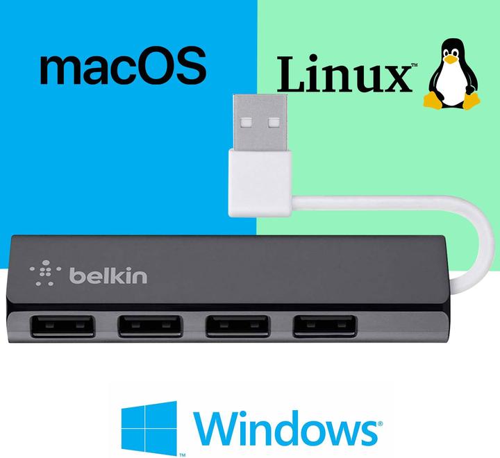 Immagine prodotto Belkin F4u042bt (USB-A, 4 Porti)