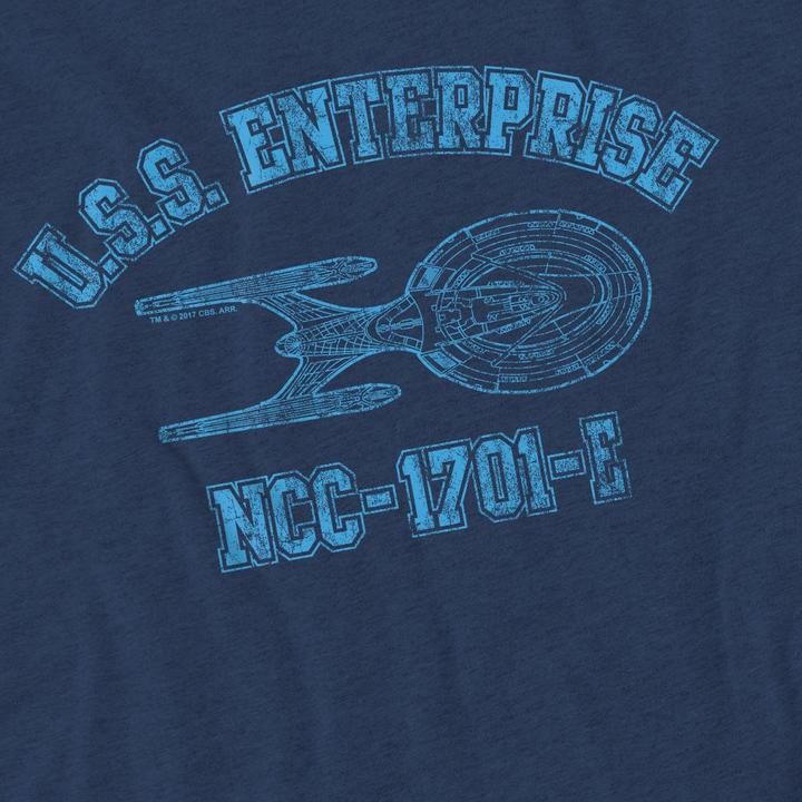 Actual product image Unisex Adult Enterprise E Athletic T-Shirt (S)