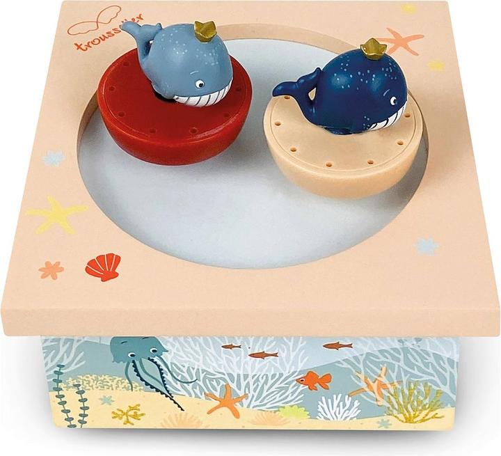 Image du produit Trousselier Boîte à musique magnétique avec baleines dansantes