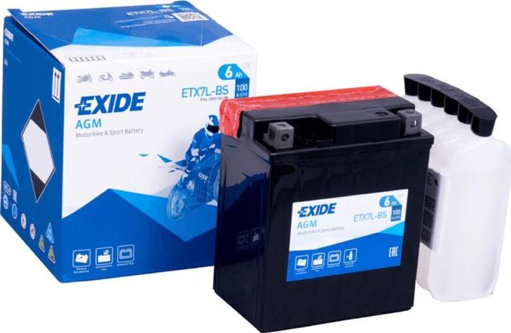 Actual product image Exide Agm Ytx7l-Bs (12 V, 6 Ah, 100 A)