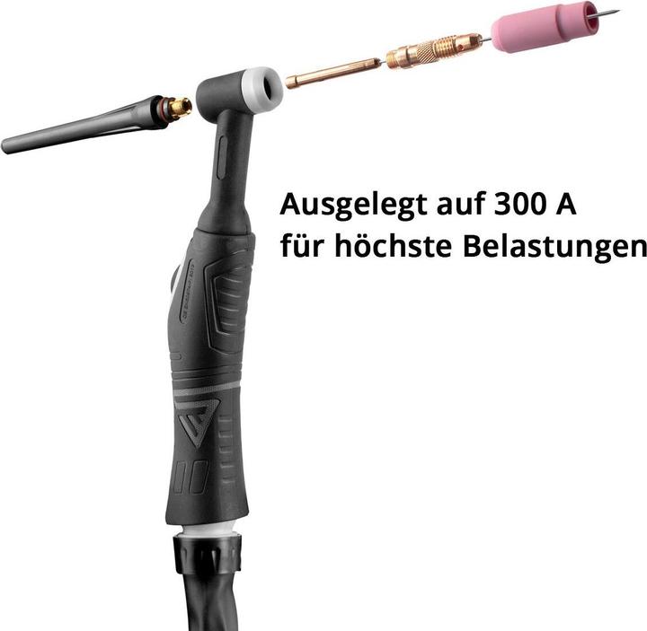 Produktbild Stahlwerk Wassergekühlter WIG Schweissbrenner WP18 | SR18 bis 300 A