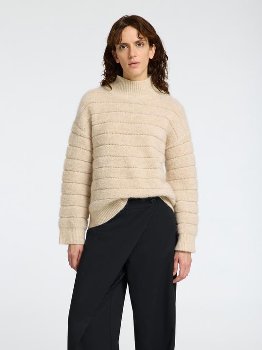 Produktbild Selected Femme Flauschiger Pullover mit hohem Kragen (XL)