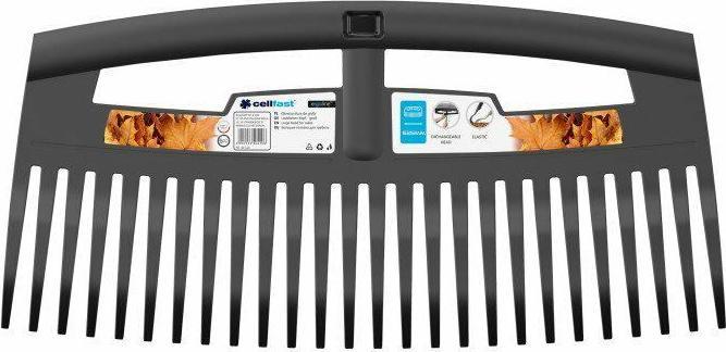 Actual product image Cellfast Leaf broom head - small ERGO (525 mm) for raking leaves made of a durable synthetic material.