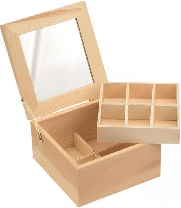 Produktbild Glorex Schmuckkasten aus Holz