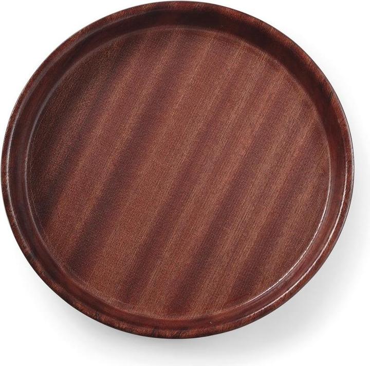 Actual product image Hendi Serving tray "Woodform" round, high rim