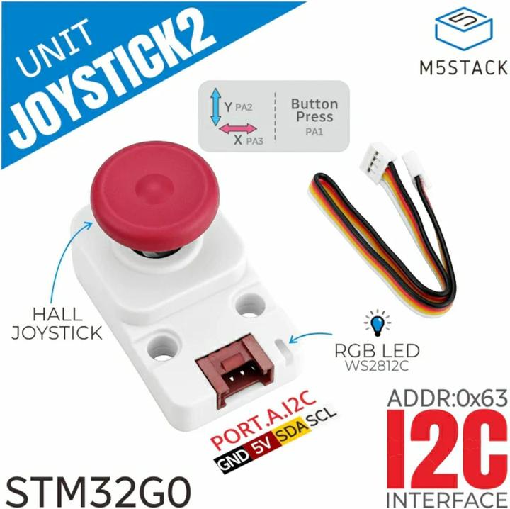 Actual product image M5Stack I2C Joystick 2 Unit