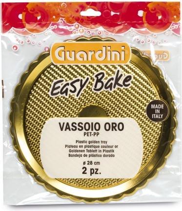 Immagine prodotto Guardini 2x Vassoio oro Pet-PP 28cm (2 x)