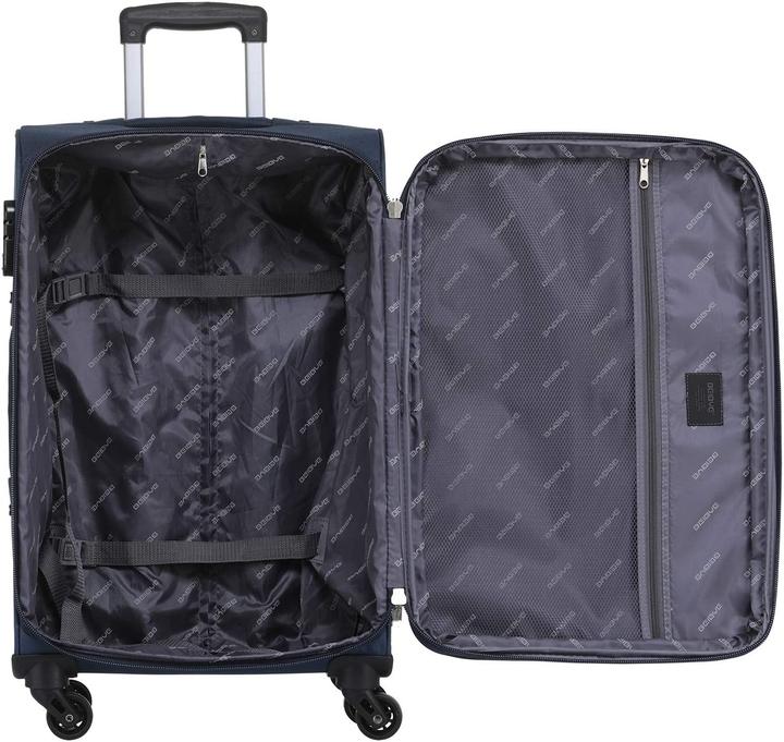 Produktbild Beibye 4 Rollen Reisekoffer 3tlg Blau Set (115 l, M (50 - 90l), L (90 - 115l), XL (ab 115l))