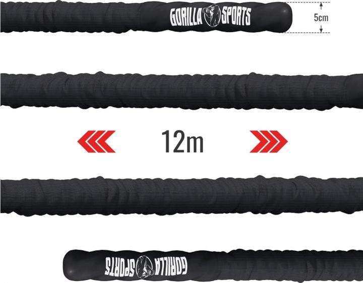 Image du produit Gorilla Sports Battle Rope dans diff. Longueurs et épaisseurs