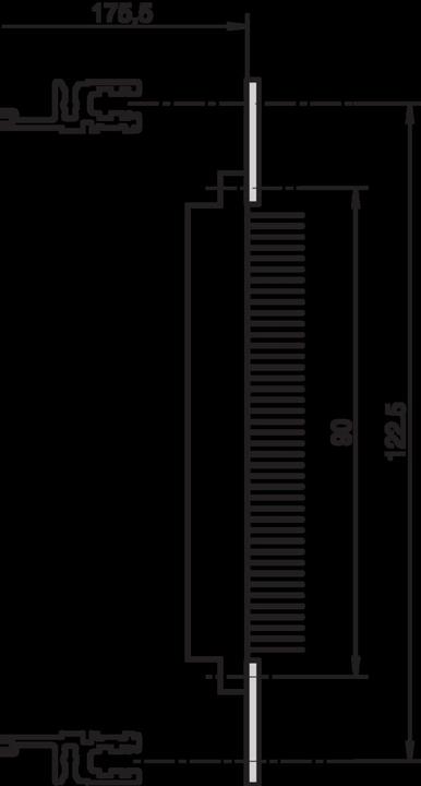 Produktbild Schroff Lochschiene für Steckverbinder nach EN 60603-2 (DIN 41612) - LOCHSCH.84H