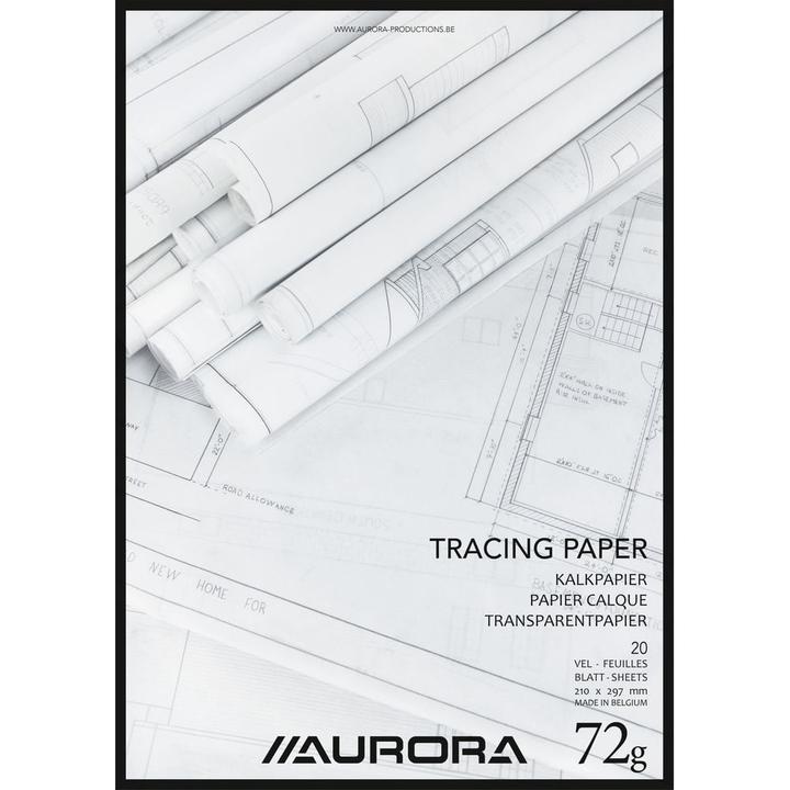 Actual product image Aurora Transparent paper blocks (A4, Plain)
