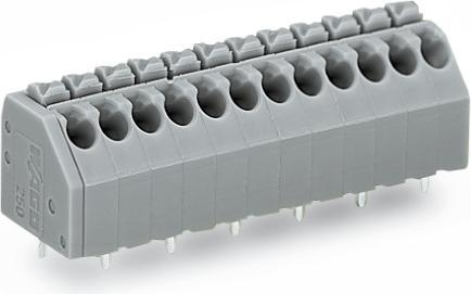 Actual product image Wago 250-202/000-012 Terminal strip with actuating push-buttons 1 solder pin/pole offset