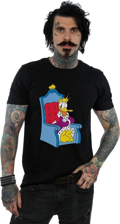 Actual product image Disney Mens Donald Duck King Donald T-Shirt (3XL)