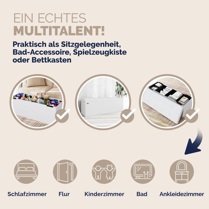 Produktbild Casaria Sitztruhe (115 cm)