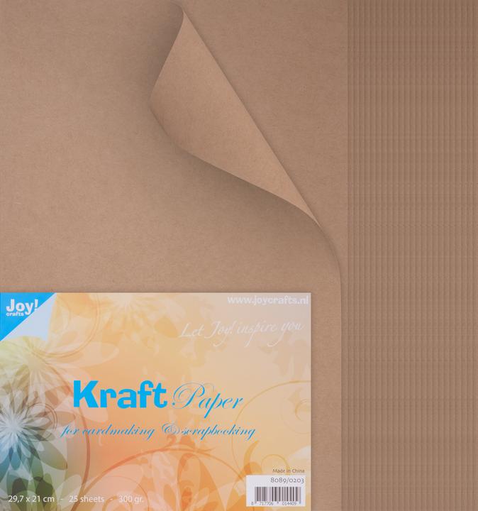 Joy!Crafts Papier kraft DIN A4, 25 feuilles (300 g/m², 25 x)