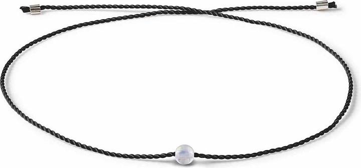 Actual product image Seelenband Bracelet "Clarity Founder (23 cm, Crystal, Vegan pearl silk)