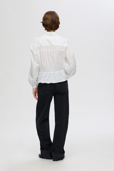 Image du produit Selected Femme Haut smocké à manches longues (38)