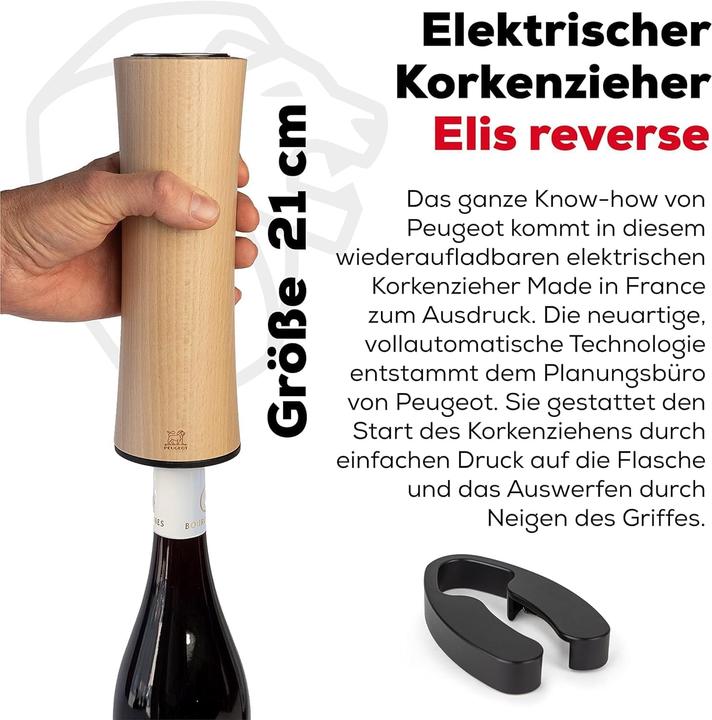Actual product image Peugeot Elis Reverse (Electric corkscrew)