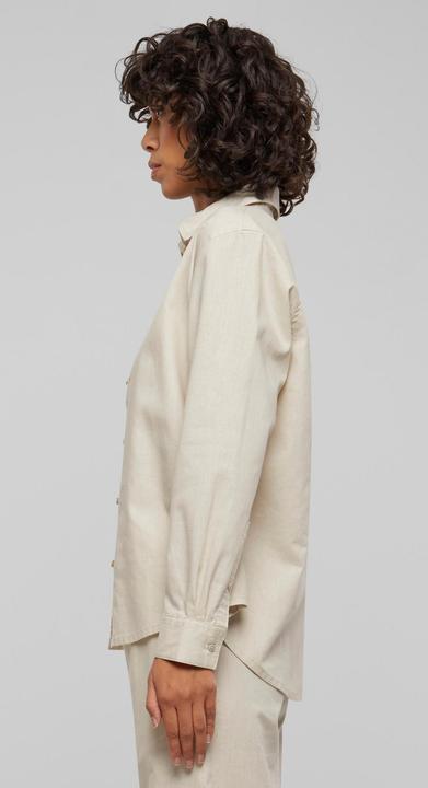 Actual product image Urban Classics Ladies Linen Mixed Oversized Shirt - 165597 (XXL)