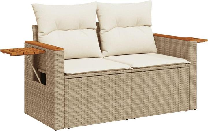 Produktbild VidaXL Gartenmöbel Sofa Garnitur Gartengarnitur Garten Sitzgruppe 8-tlg. Beige