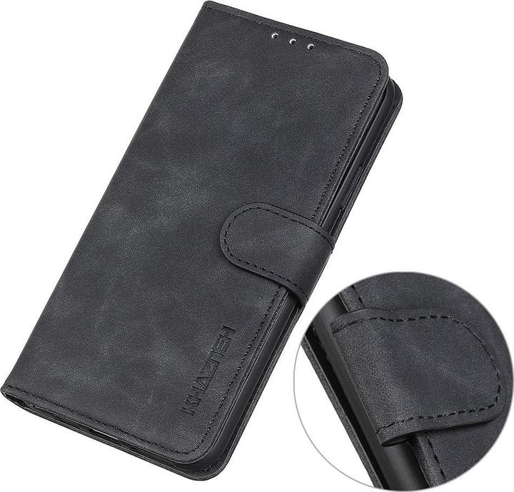 Produktbild Cover-Discount WIKO Y82 - Leder Etui Hülle schwarz (Wiko Y82)