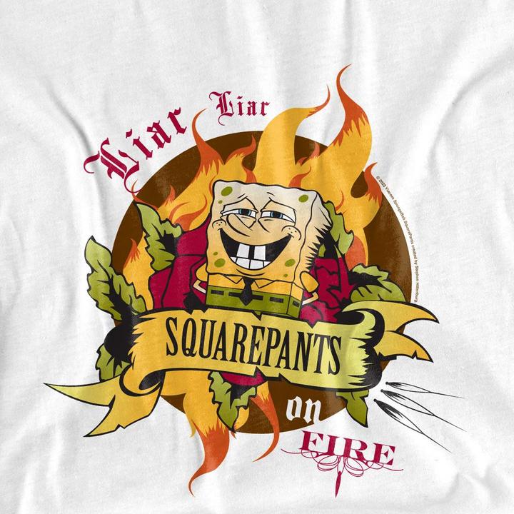 Produktbild Spongebob Squarepants Liar Liar Pants On Fire TShirt (XXL)