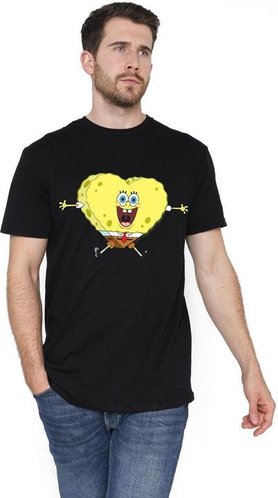 Produktbild Spongebob Squarepants HeartShaped TShirt Valentinstag (XXL)