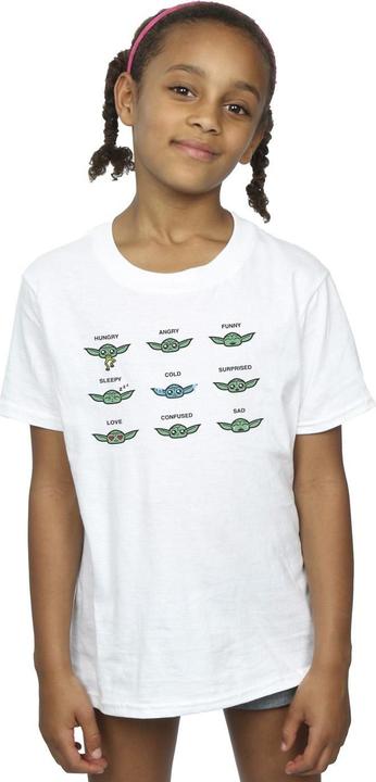 Image du produit Star Wars - T-shirt MANDALORIAN GROGU MOOD - Fille (140, 146)