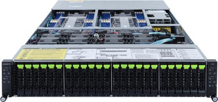 Immagine prodotto Gigabyte H262-NO0, Intel® C621, LGA 4189, Intel, Intel® Xeon® scalabile, DDR4-SDRAM, 8GB, 16GB, 32GB