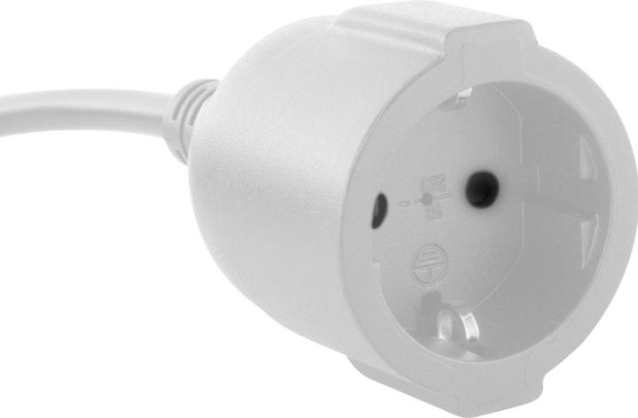 REV Schutzkontaktverlängerungs- Kabel 3m mit USB,weiss 0016700114 (3 m, USB-A)