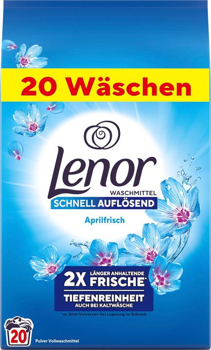 Productafbeelding Lenor April Fresh (20 Wascycli, Waspoeder)