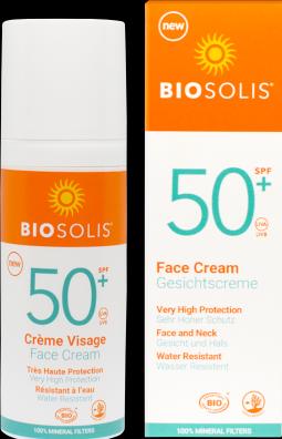 Actual product image Biosolis Face creams (Sun cream face, SPF 50, 50 ml)