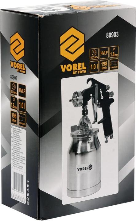 Immagine prodotto Toya VOREL SPRAY GUN HVLP 1000ml CON SERBATOIO INFERIORE 80901