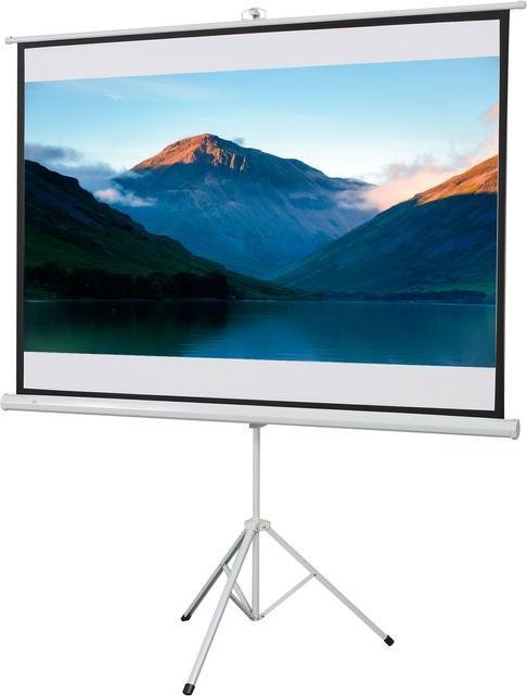 Swisshandel24 Beamer Leinwand mit Stativ, 4:3 Projektionsfläche, 84 Zoll Präsentationswand (84", 4:3)