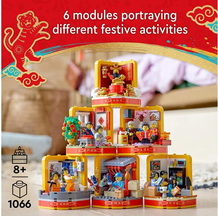 Produktbild LEGO Mondneujahrstraditionen (80108, LEGO Seltene Sets)