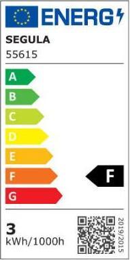 Energy Label Segula LED G9 pin 3.0W 2200K matt G9 3W 2200K dimmable (G9, 3 W, 260 lm, 1 x, F)