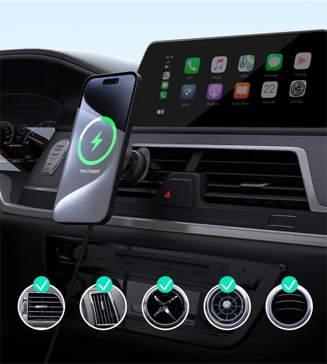 Produktbild Aukey Maglink Phone Dash Mount (15 W)
