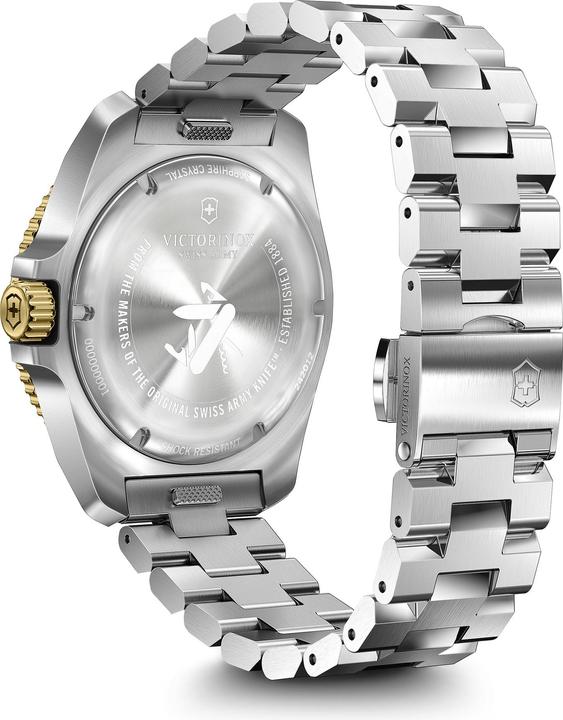 Produktbild Victorinox Journey 1884 Quartz Three hands Steel & Mineral, Taucheruhr, 43 mm, Ziffernblatt Grün, Edelstahl Arm (Taucheruhr, 43 mm)