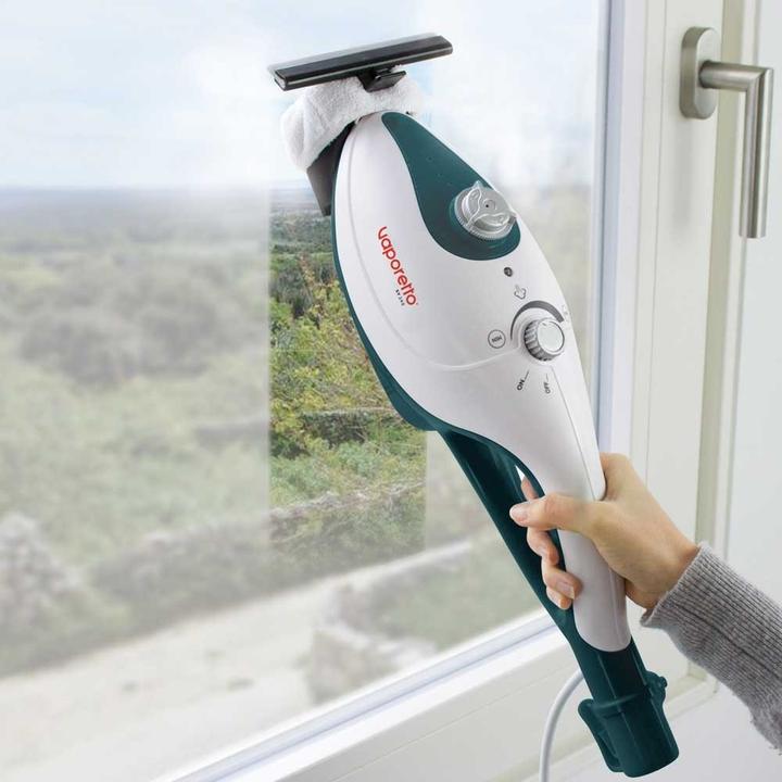 Actual product image Polti Steam mop PTEU0292 Vaporetto SV240 Power 1300 W, Water tank capacity 0.32 L, White / Green (1300 W)