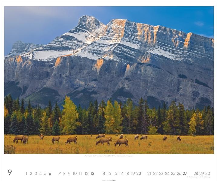 Actual product image Kanada Kalender 2026 - Der Ruf der Wildnis (55 x 46 cm, Hardcover, German)