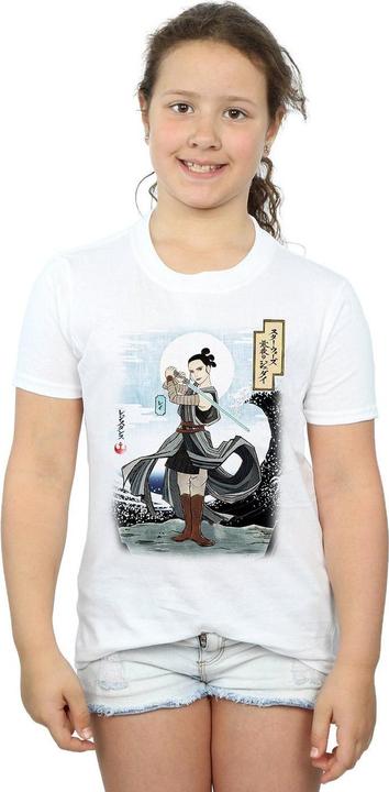 Image du produit Star Wars - T-shirt THE LAST JEDI JAPANESE REY - Fille (140, 146)