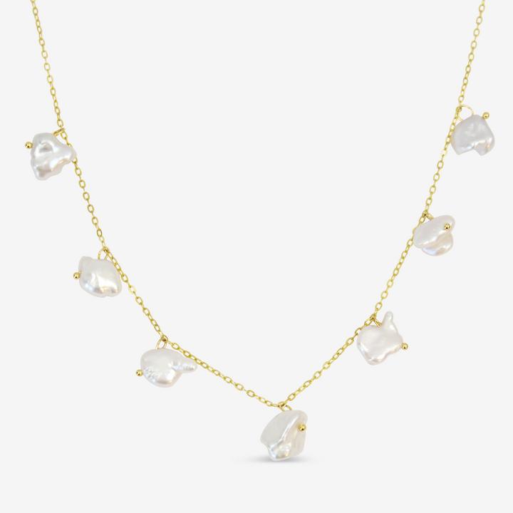 Produktbild Ellenoe Louisa (925 Sterling Silber, 18k vergoldet, natürliche Süsswasserperlen)