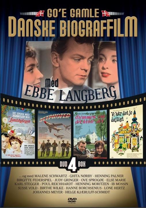 Produktbild SMD Ebbe Langberg - Go'e Gamle Danske Biograffilm (4 disc)