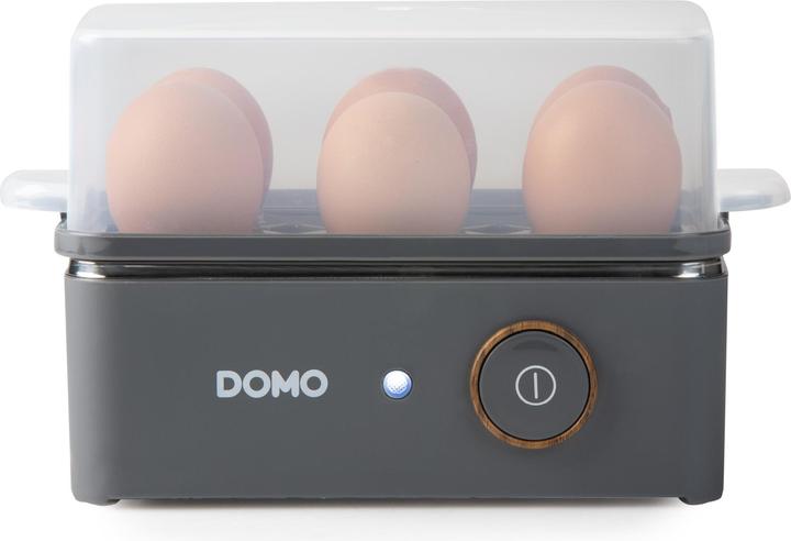 Actual product image Domo DO 9283 EK Eierkocher bis 6 Eier matt grau (EU plug)