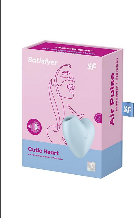 Actual product image Satisfyer Cutie Heart Air Pulse Vibrator