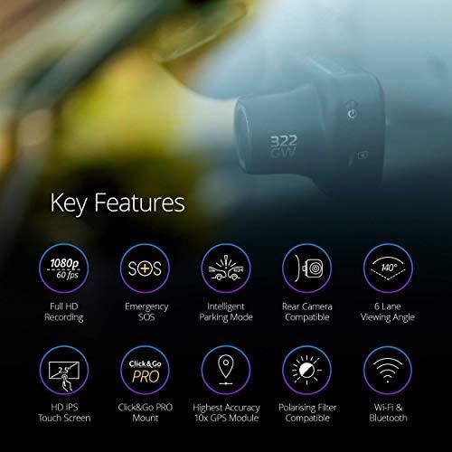 Actual product image Nextbase 322GW (GPS receiver, Wi-Fi, HD)