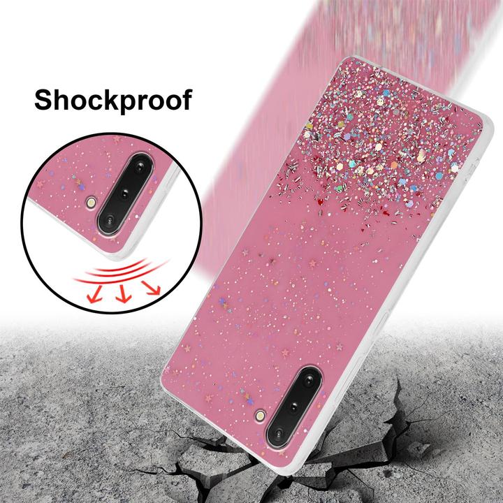 Produktbild Cadorabo TPU Cover funkelnder Glitter (Samsung Galaxy Note 10)