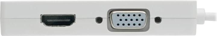 Actual product image Eaton USB-C Multiport Adapter M/3xF - 4K HDMI DVI VGA HDCP White (USB 3.1, 15.24 cm)